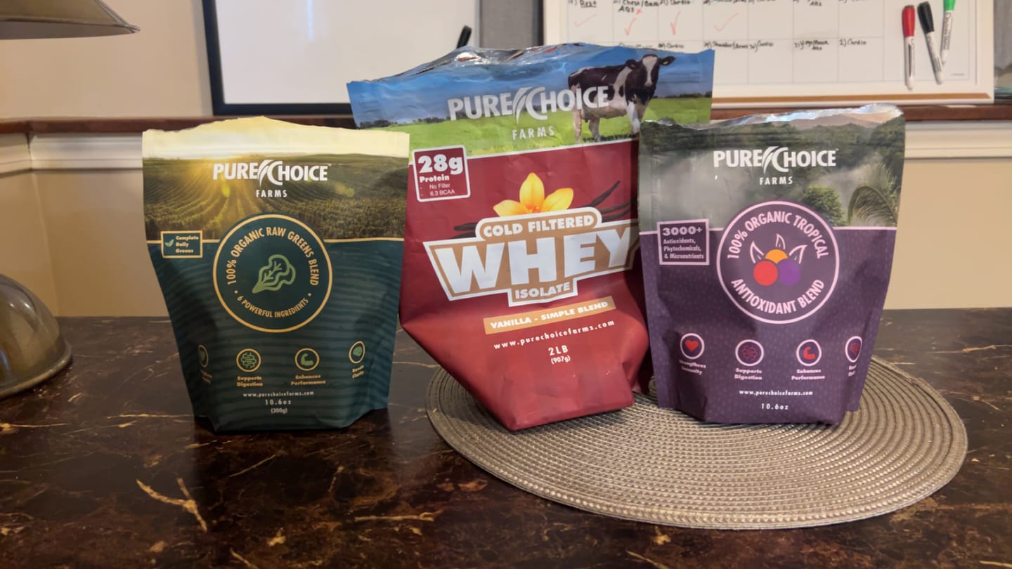 Customer photo review of Organic Powdered Superfood Greens