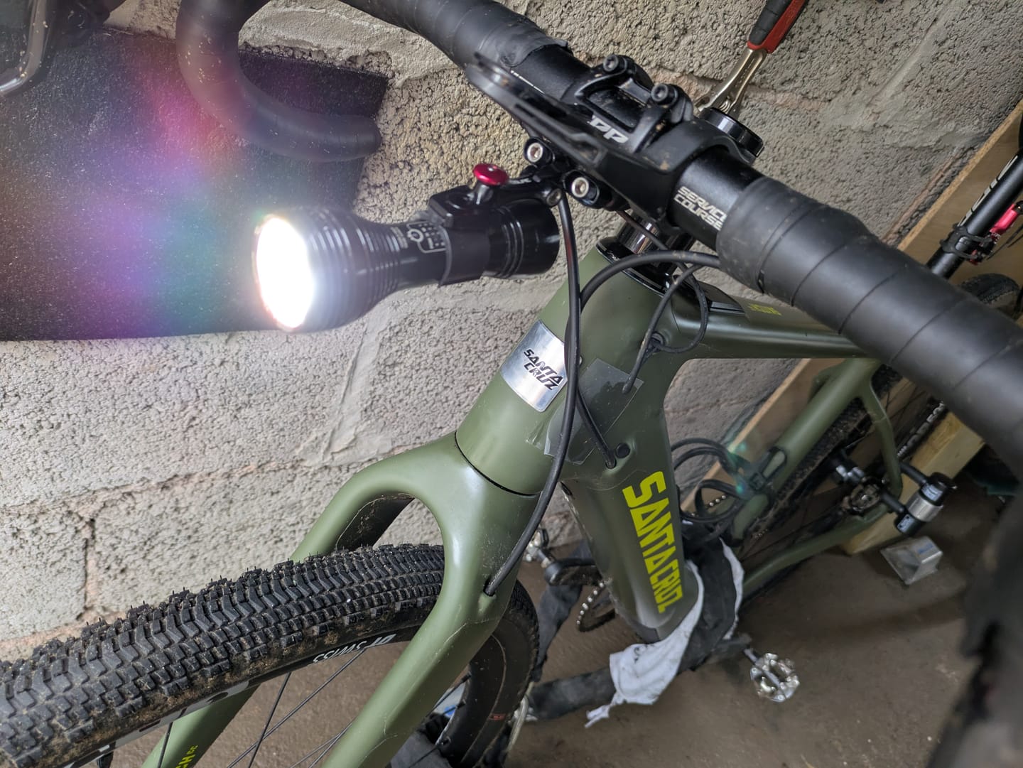 Customer photo review of Clip for Quick Release Handlebar Bracket