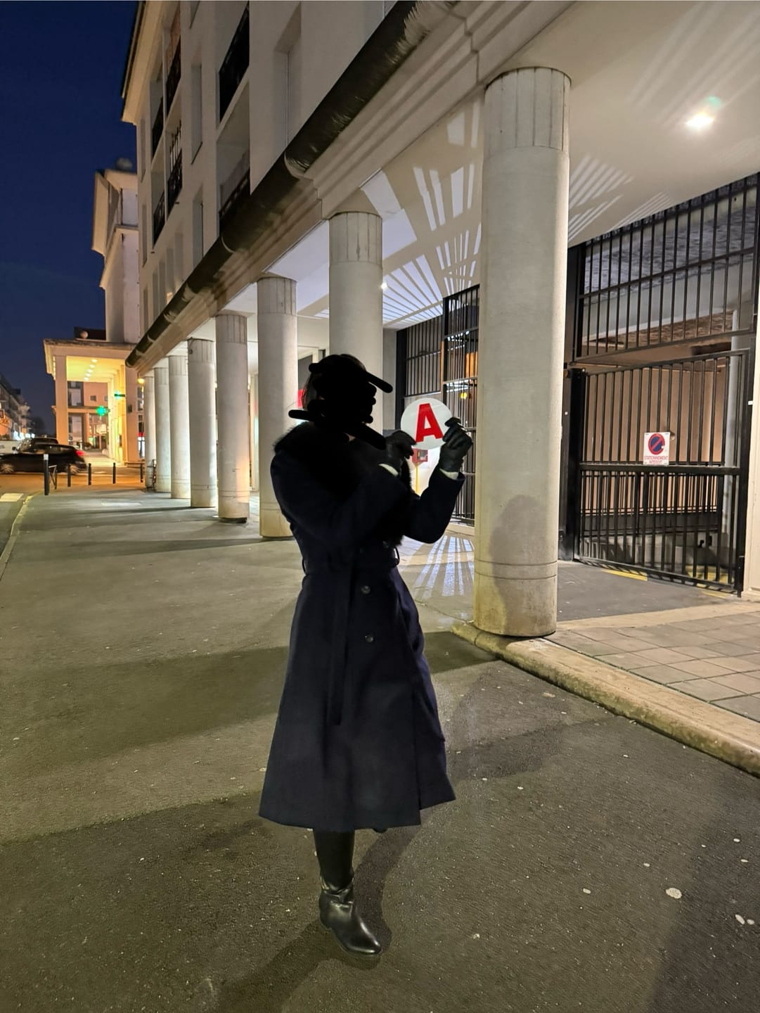 Customer photo review of Angelina Faux Fur Coat