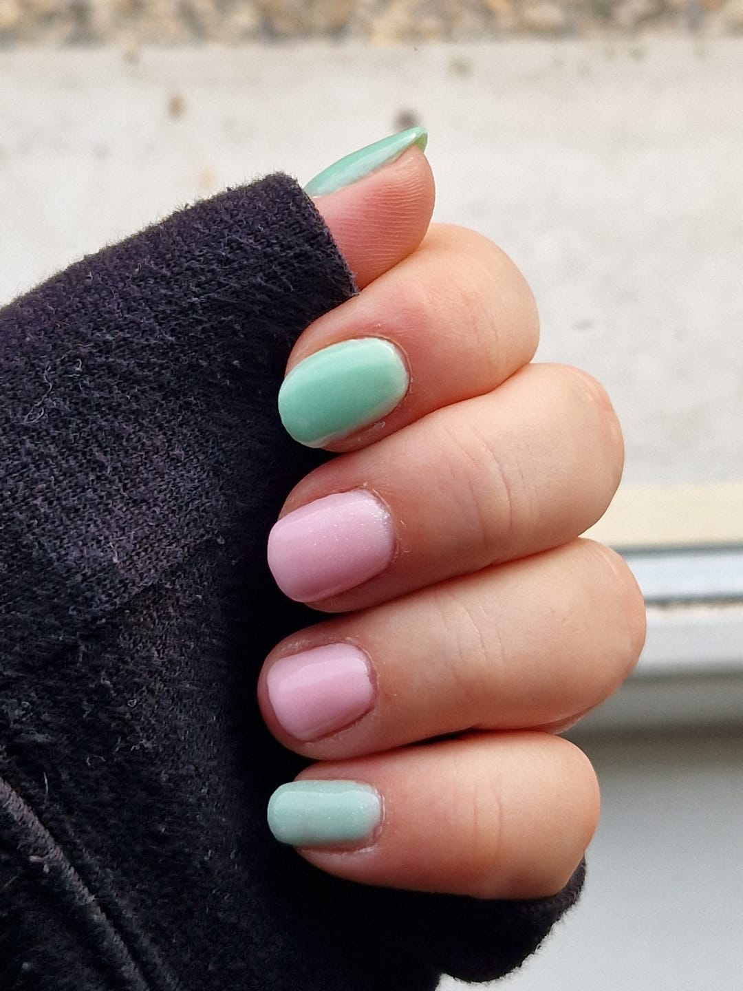 Customer photo review of Bamboo Bliss Dipping Powder