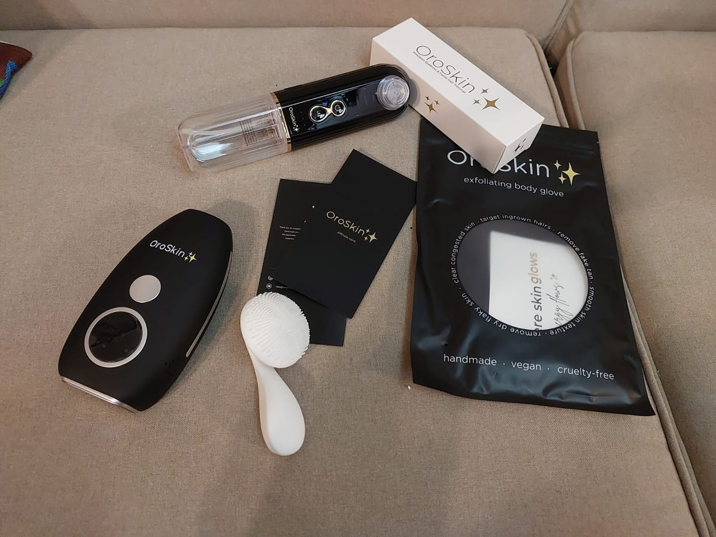 Customer photo review of OroSkin Elite LED Face Mask