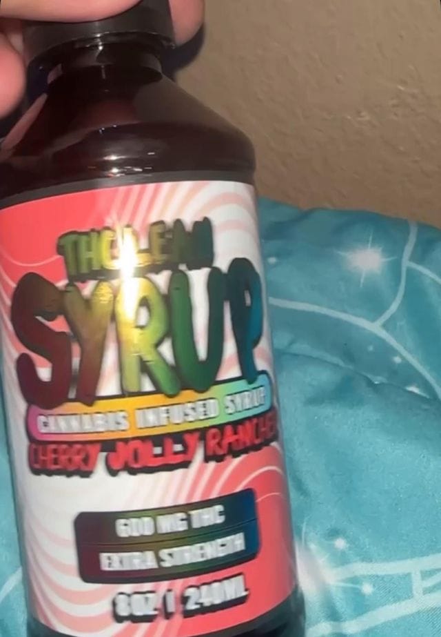 Customer photo review of 600mg THC Syrup