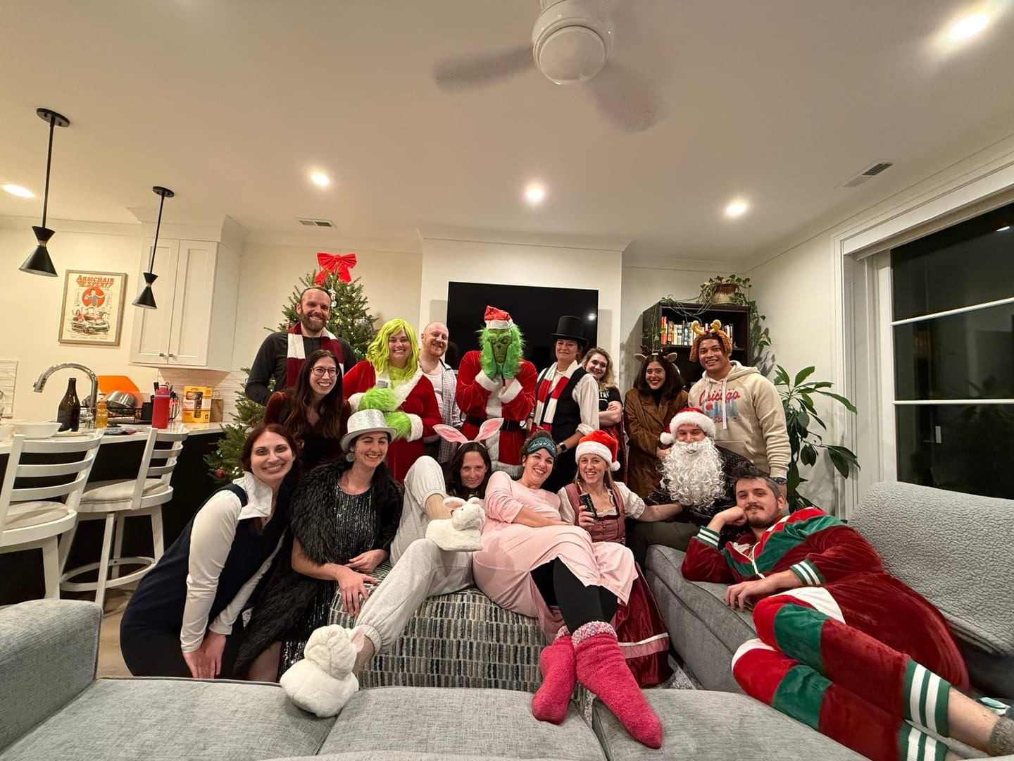 Customer photo review of Christmas Murder Mystery Host Your Own Dinner Party Game Kit