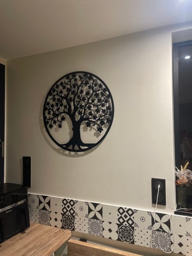 Customer photo review of Décoration Murale en Métal - Arbre de vie (Platane)
