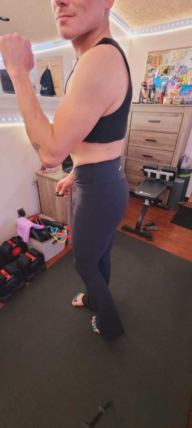 Customer photo review of Standard "Big" Booty & Legs Workout Program - At Home