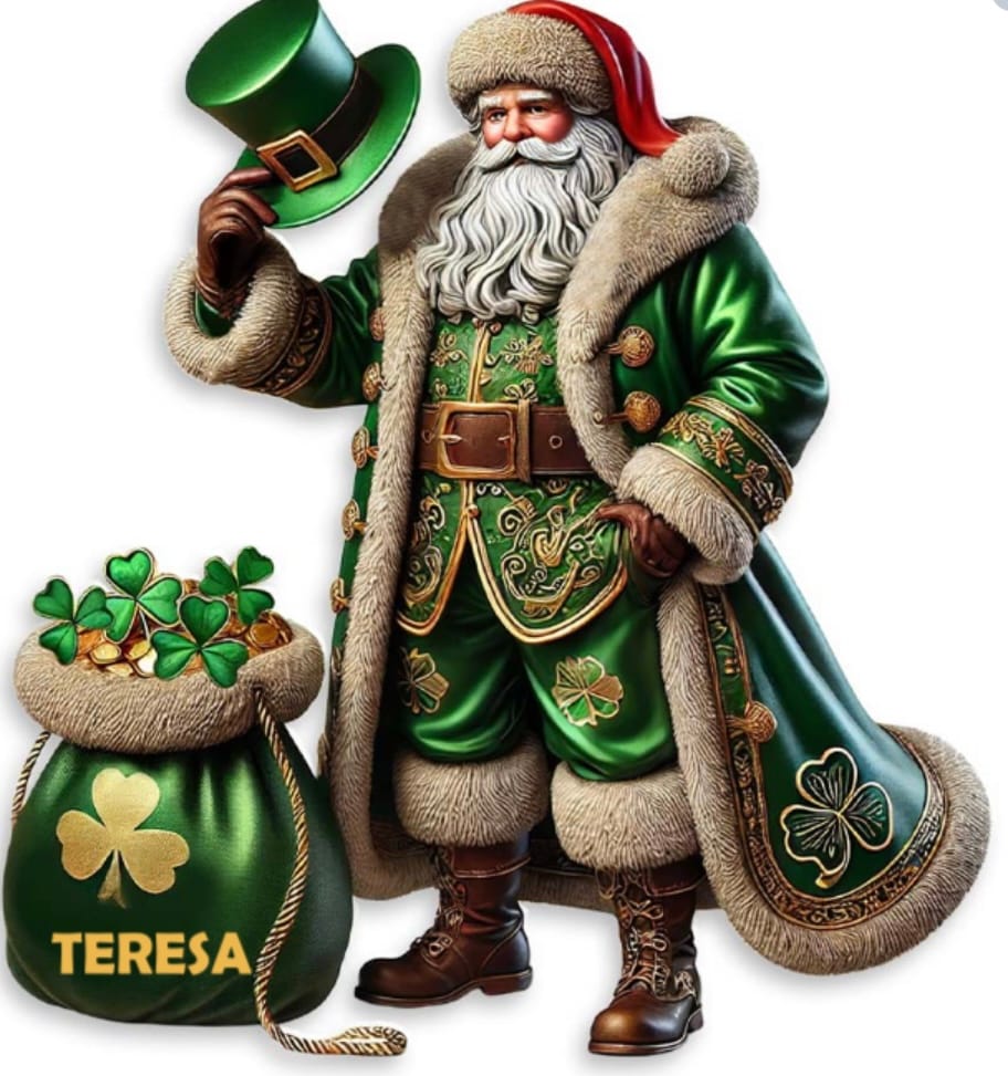 Customer photo review of Custom Name Ireland Ornament, Ireland Lover Christmas Gift