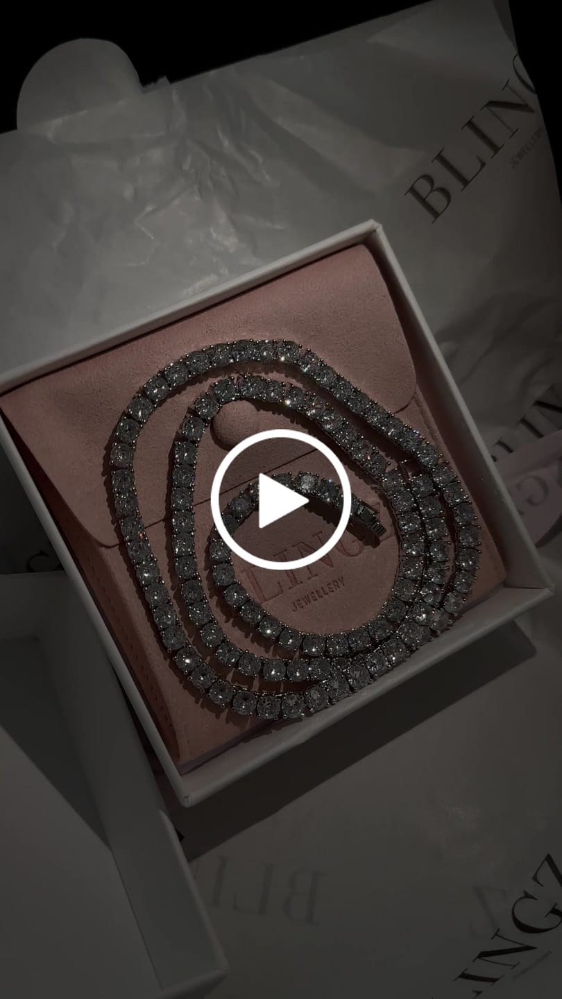 Customer video review of TATIANA TENNIS NECKLACE - SILVER