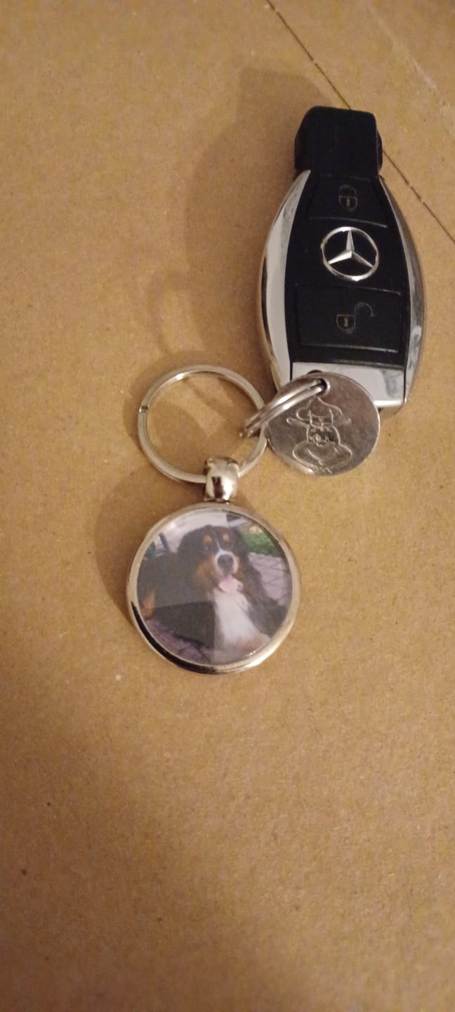 Customer photo review of Schlüsselanhänger mit Hundefoto