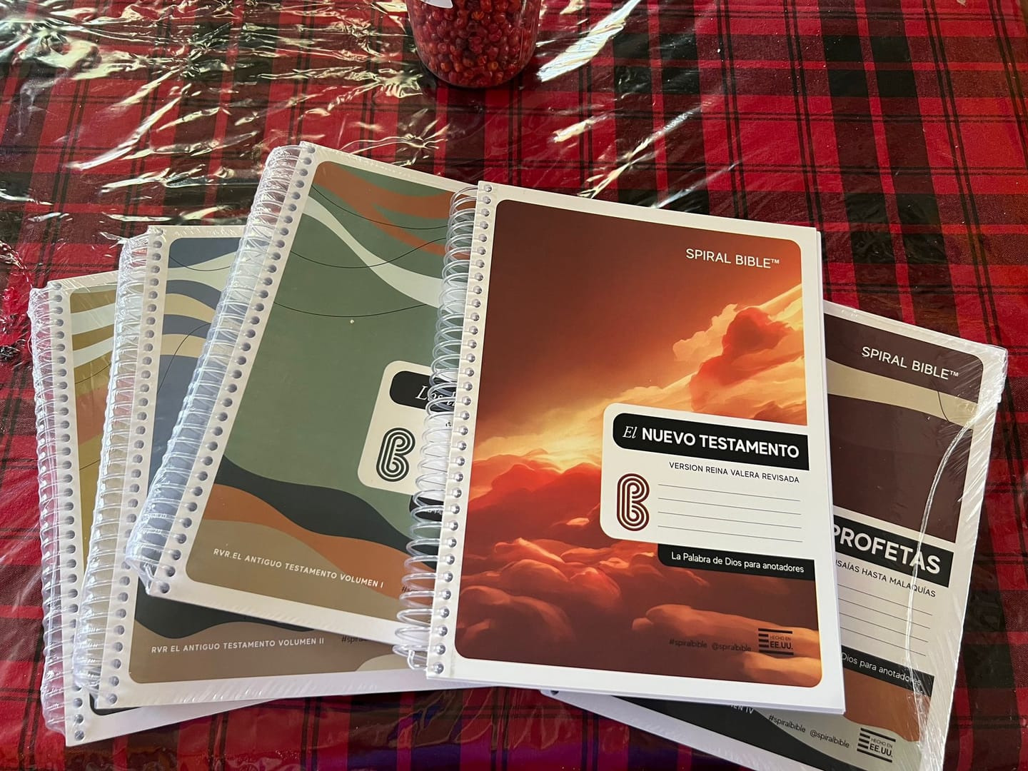 Customer photo review of Spiral Bible™ Transparent Sticky Notes