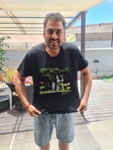Customer photo review of Polera Personalizada Dibujo