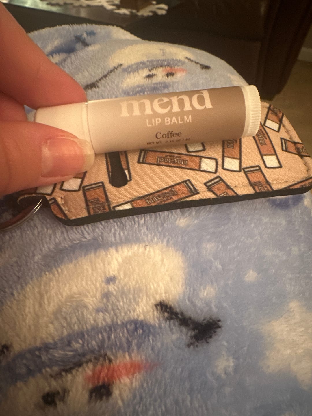 Customer photo review of Coffee Lip Balm