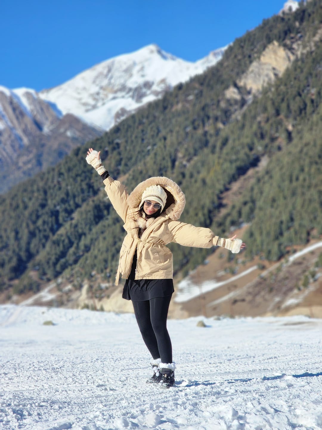 Customer photo review of Margot Warm Fleece Lined Parka Jacket