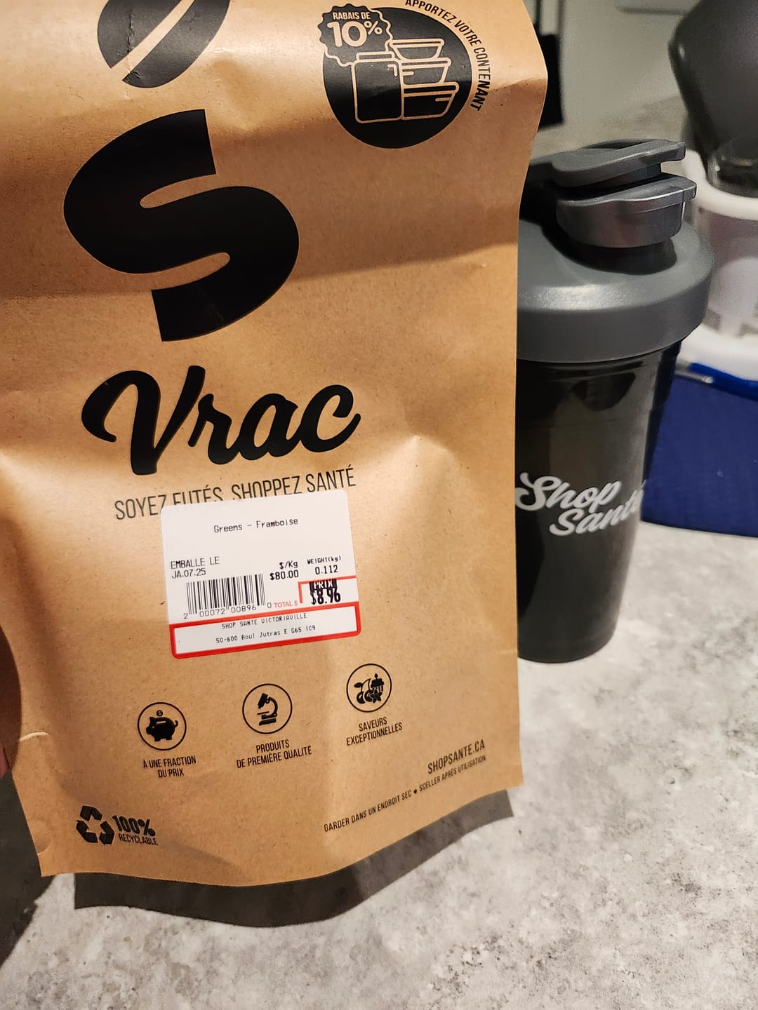 Customer photo review of VRAC - Greens & Berries (100g)
