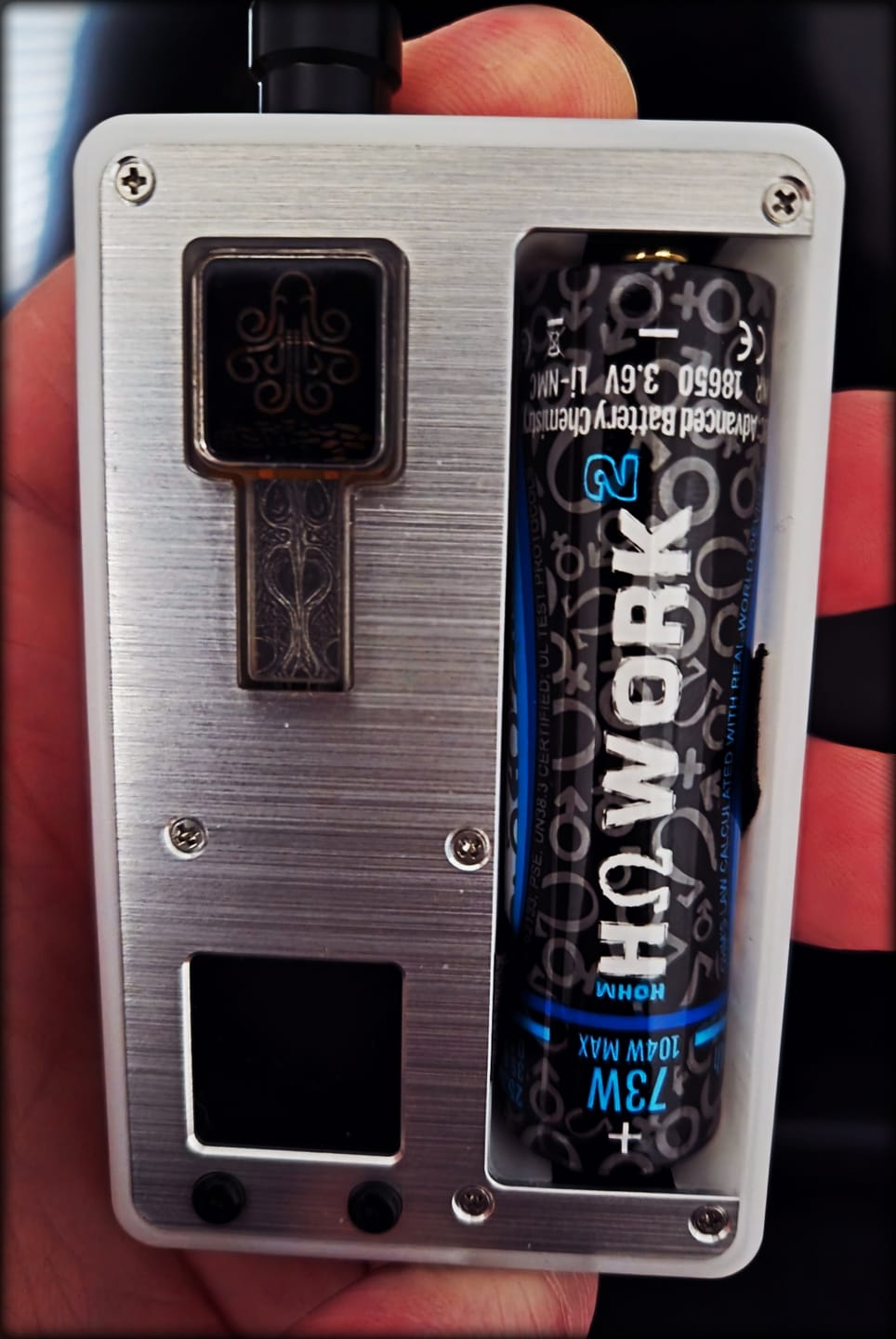 Customer photo review of Hohm Tech Work V2 18650 2547mAh 25.3A Battery