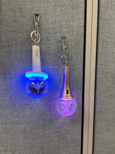 Customer photo review of KPOP Lightstick Keychains - BUY 3 GET 1 FREE