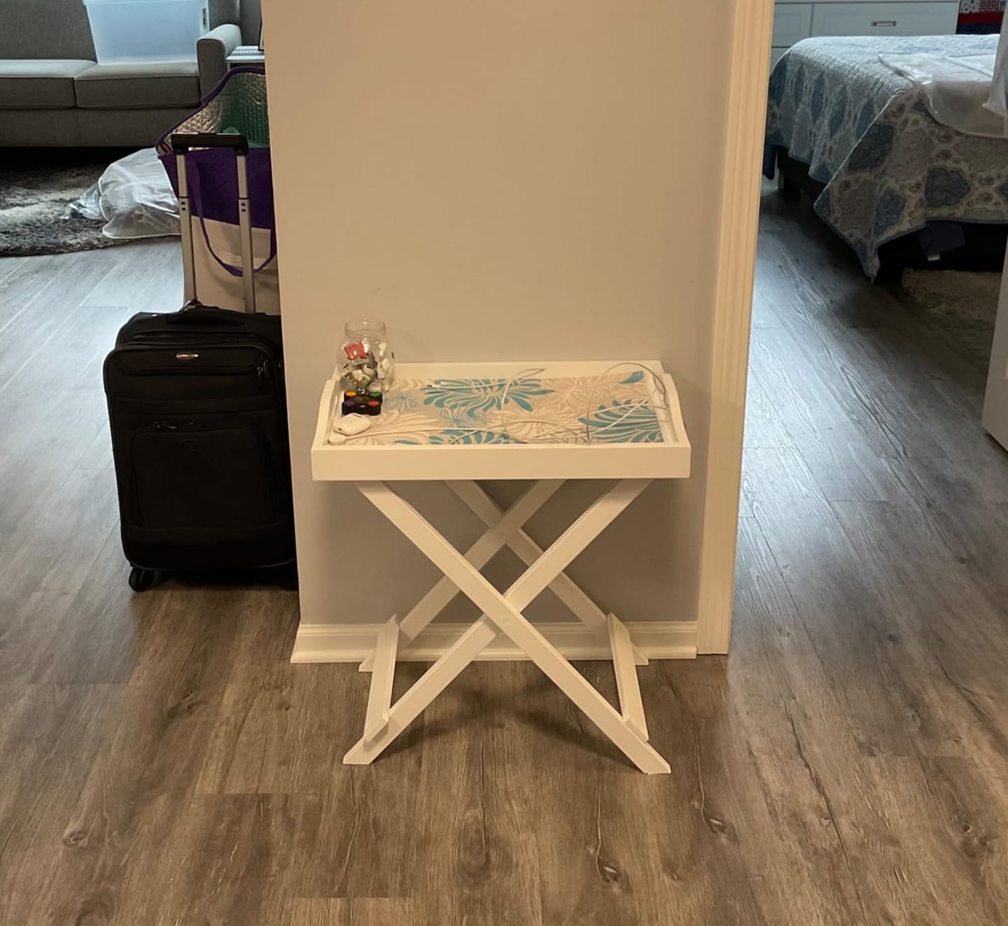 Customer photo review of Decorative Display and Accent Table Center Table Wooden