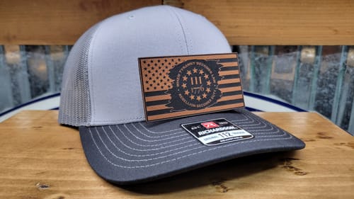 Customer photo review of Thick Leatherette Sheet - Saddle Tan / Black (12"x24")