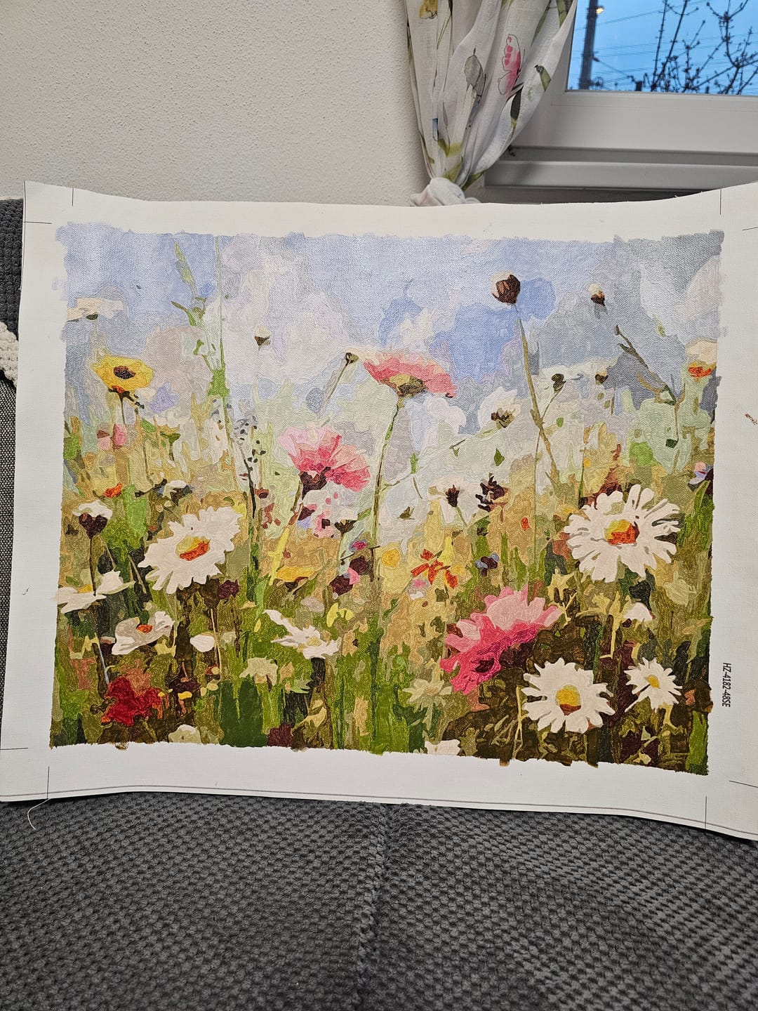 Customer photo review of Wildblumen - Malen nach Zahlen