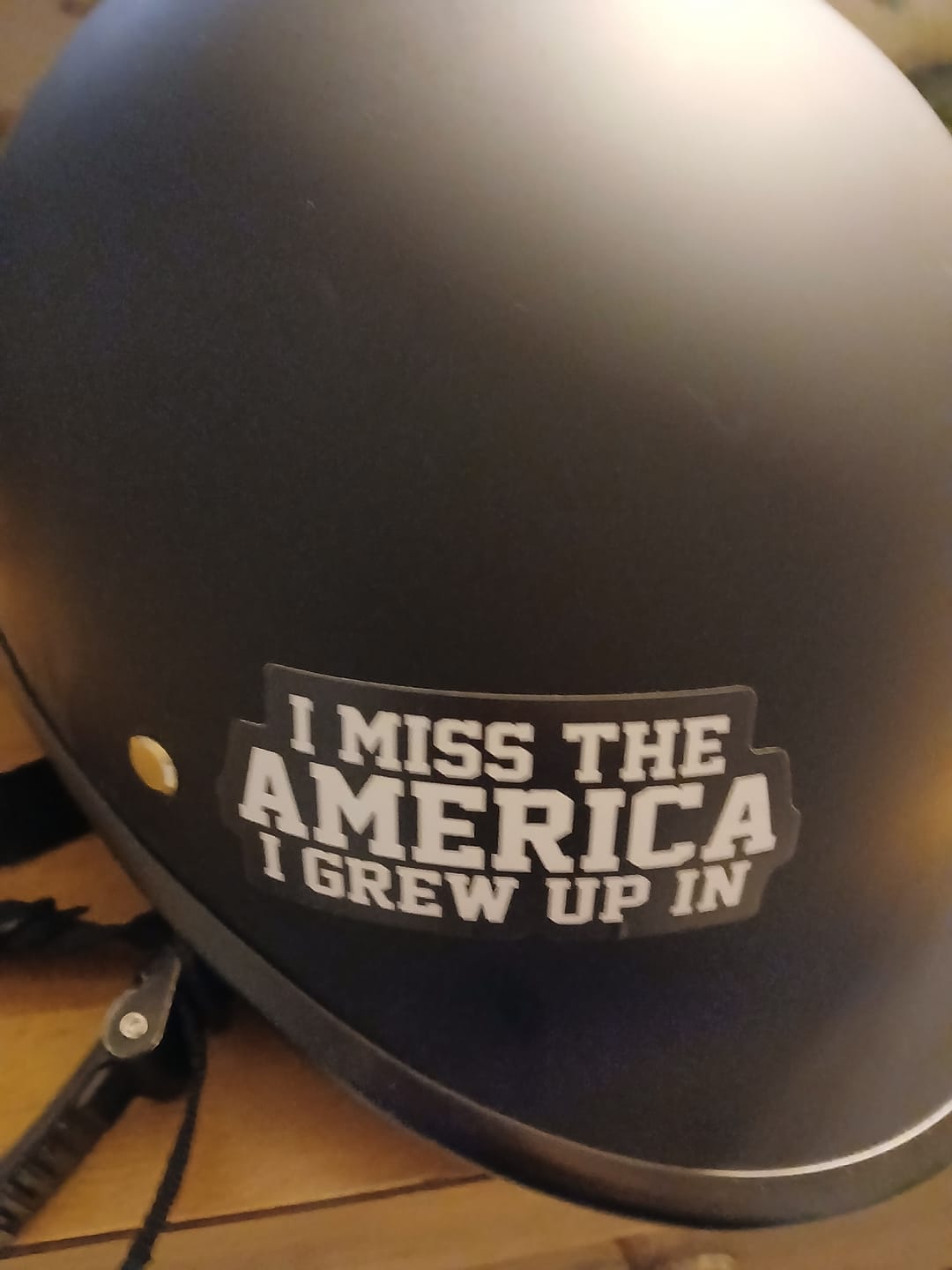 Customer photo review of I Miss The America I Grew Up In Decal