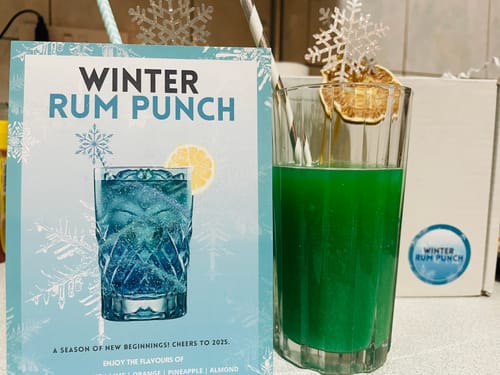 Customer photo review of Monthly Cocktail Subscription Box