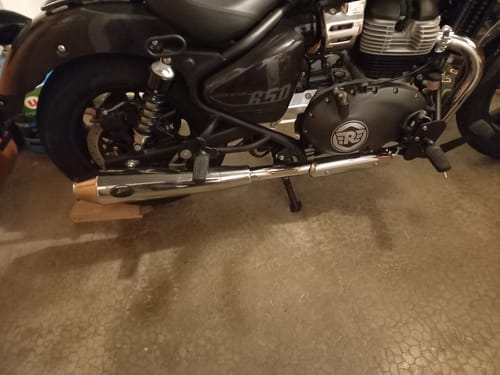 Customer photo review of Silencieux Zard Slip-ons Royal Enfield Super Meteor 650