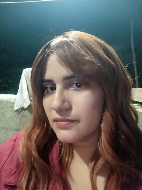 Customer photo review of Synthetic Wig Water Wave Natural Bob With Bangs — Red Copper Ginger | KIMLUD