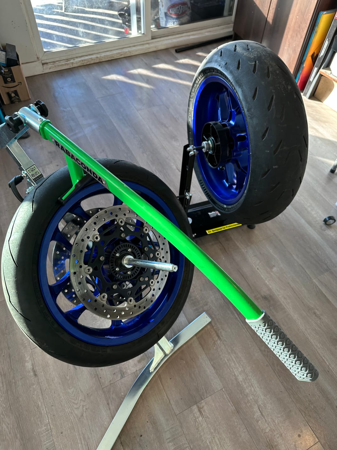 Customer photo review of Bead Grease Tire Mounting Lubricant (2.2lbs)