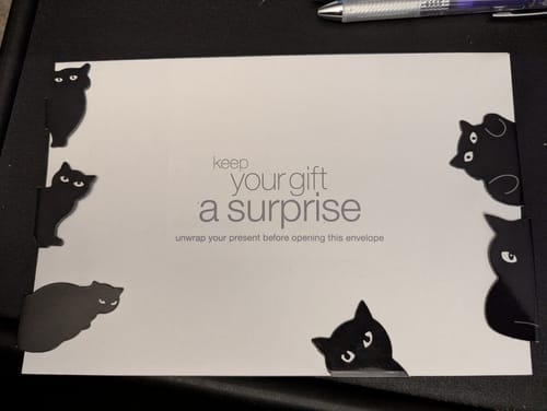 Customer photo review of Black Cat Magnetic Bookmark - Set of 6