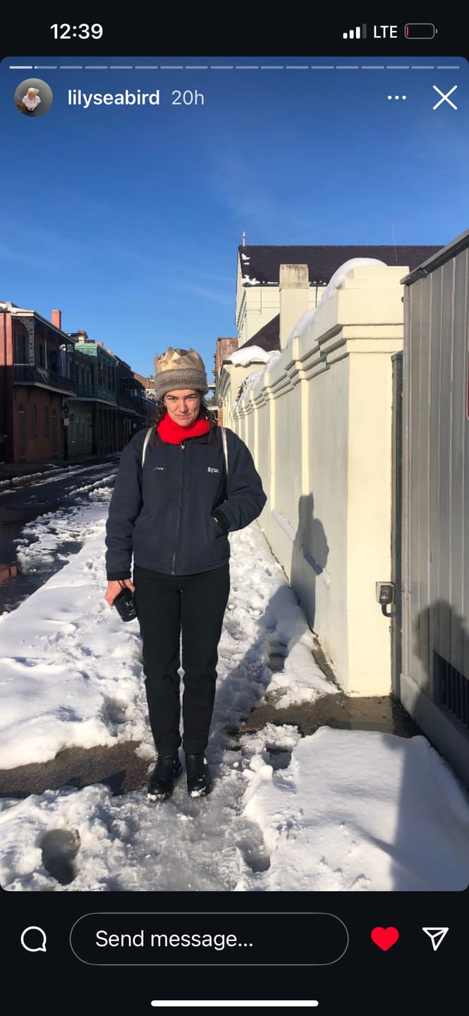 Customer photo review of Hand Knit Alpaca Beanie
