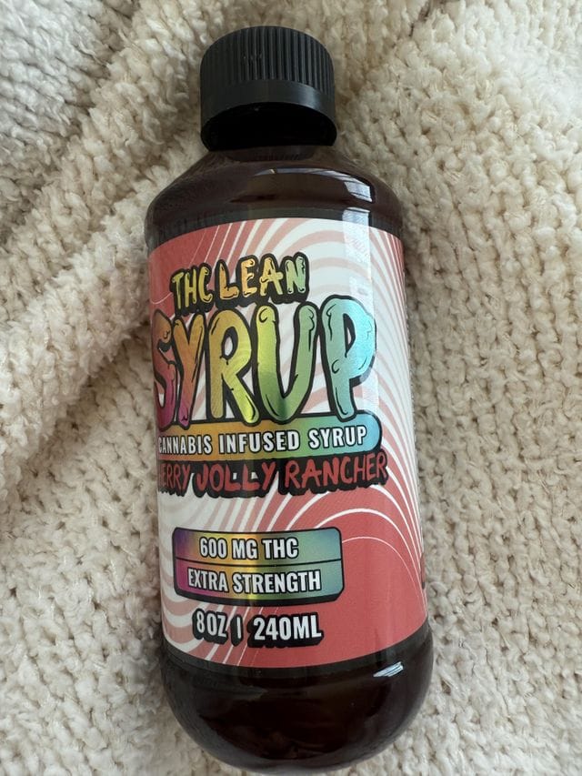 Customer photo review of 600mg THC Syrup
