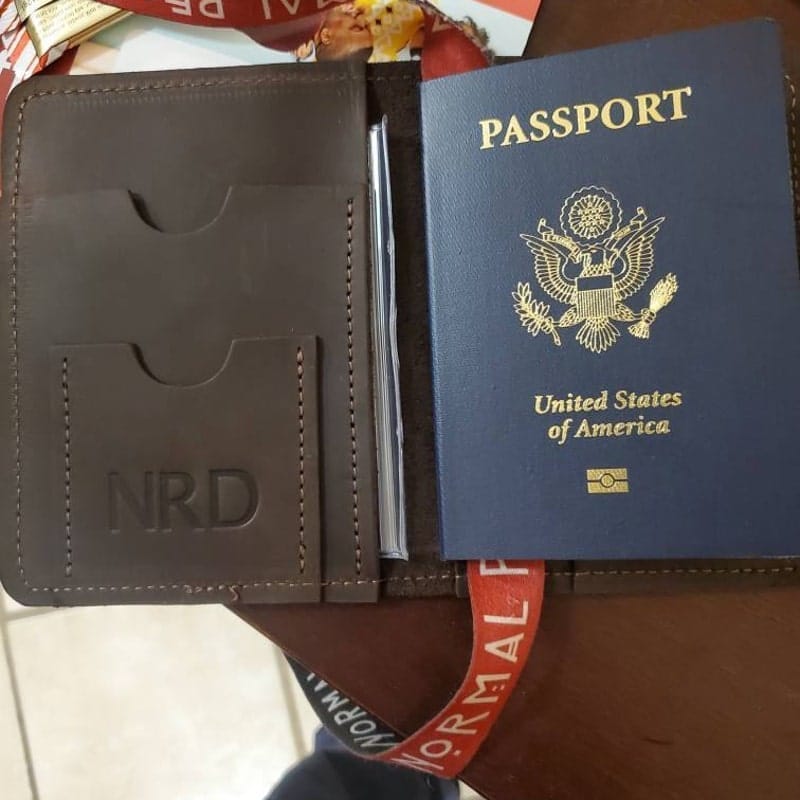 Customer photo review of Passport Wallet & Luggage tag