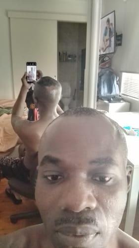 Customer photo review of Rosemary & Castor Oil for Hair Growth