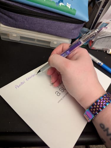Customer photo review of Pentel Energel Infree Gel Pen