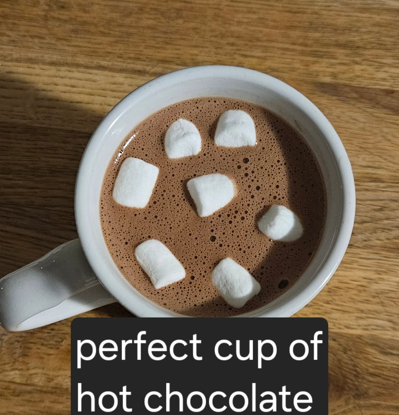 Customer photo review of Classic 70% Hot Chocolate Flakes