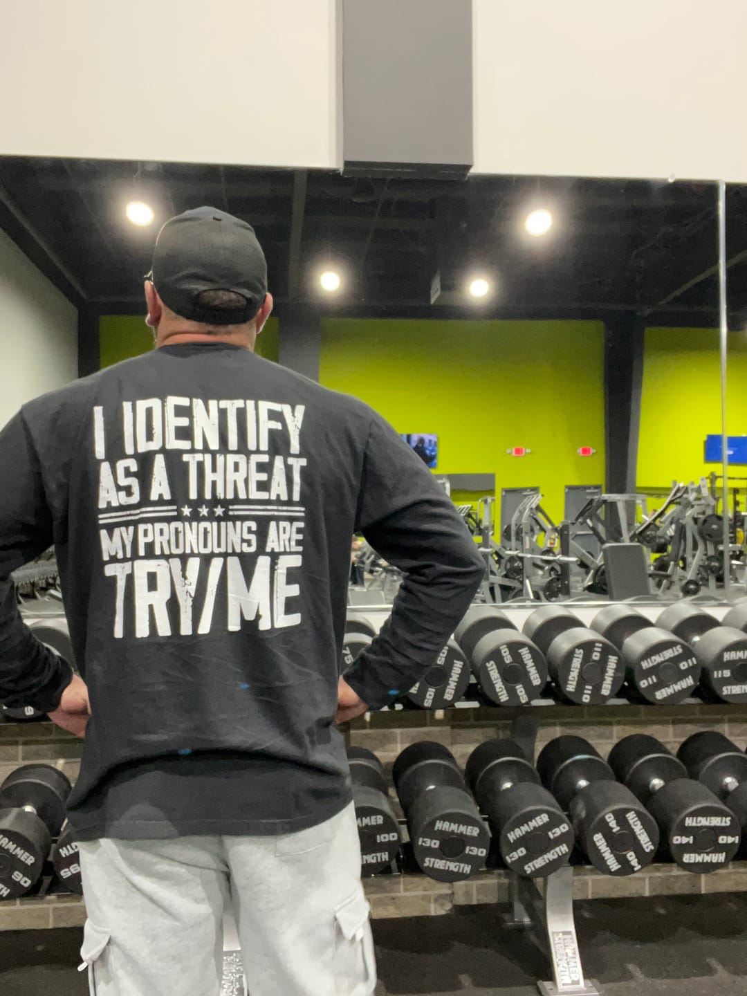 Customer photo review of I Identify As A Threat