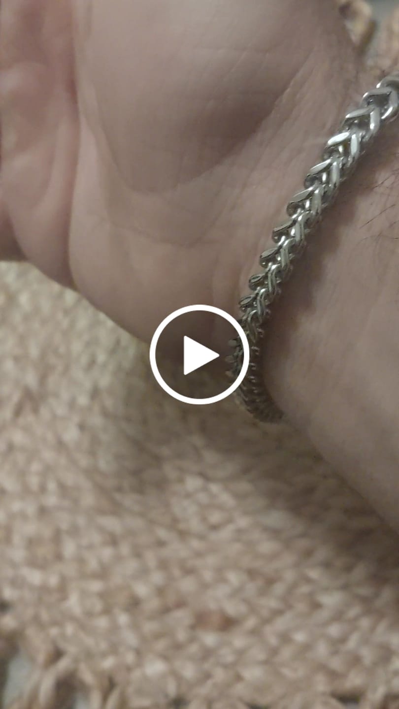 Customer video review of Franco Link Bracelet | 6MM
