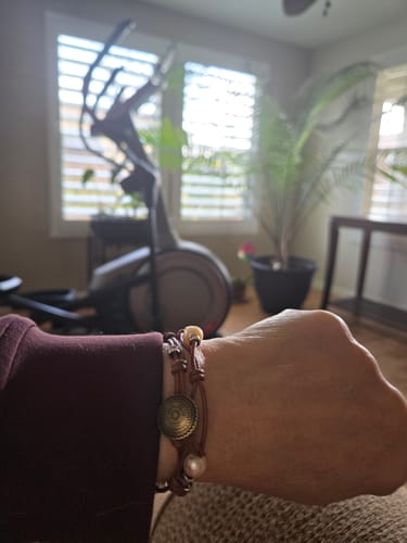 Customer photo review of Vintage Freshwater Pearl Bracelet