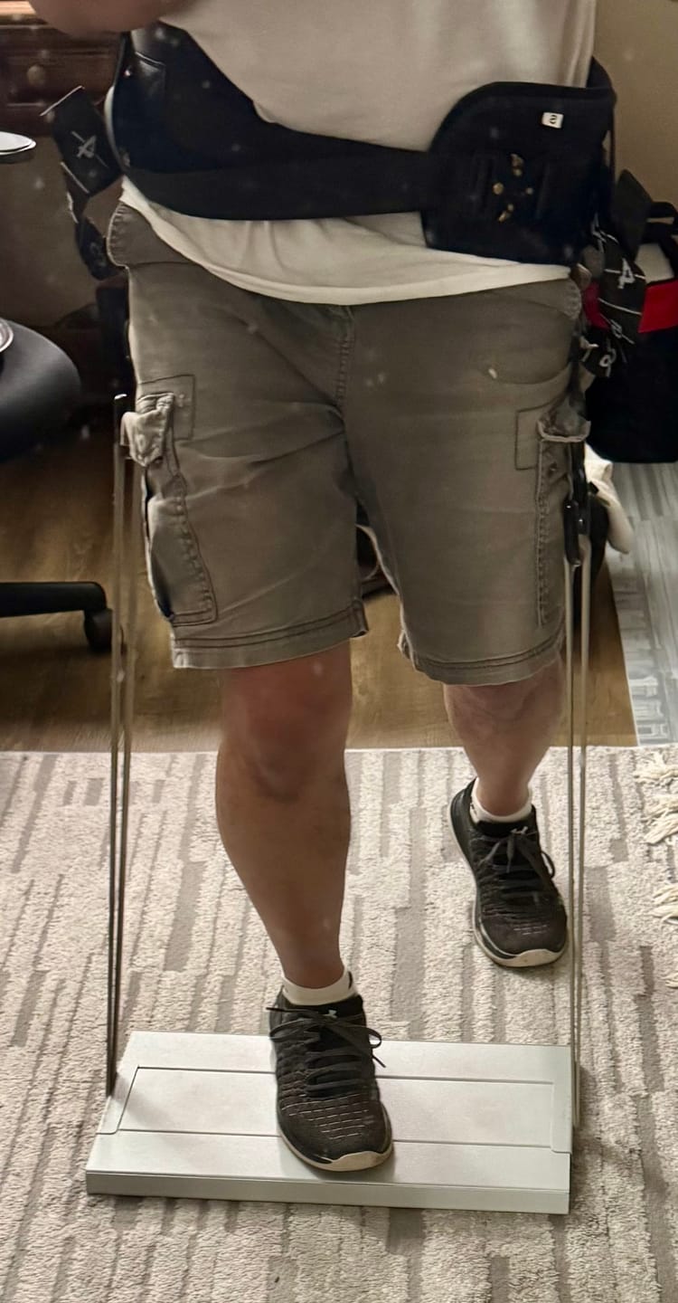 Customer photo review of Split Squat Resistance Band Belt