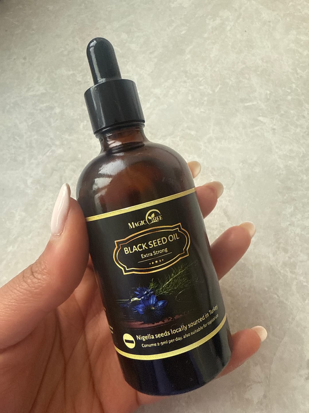 Customer photo review of Black Seed Oil Deluxe