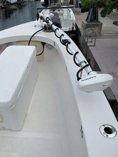 Customer photo review of Mag Mount Trolling Motor Support Arm