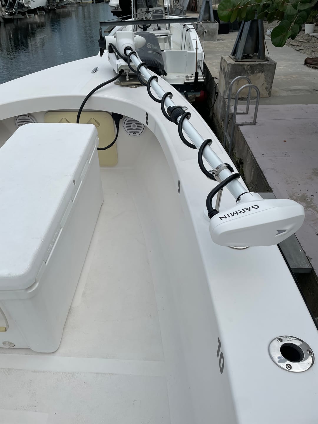 Customer photo review of Mag Mount Trolling Motor Support Arm