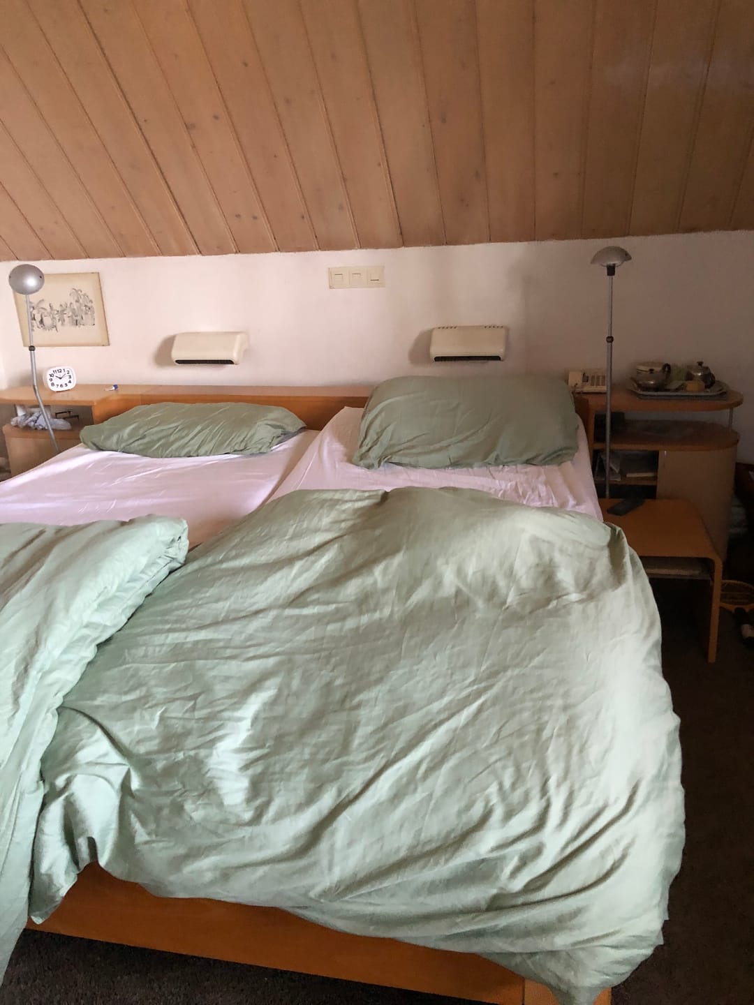 Customer photo review of Dekbedovertrek katoen satijn groen