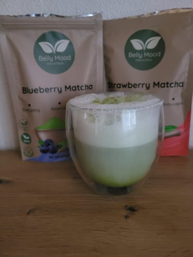 Customer photo review of Mėlynių matcha