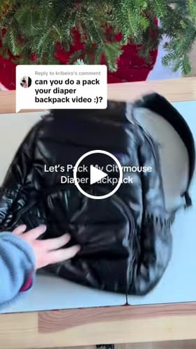 Customer video review of Citymouse® COMMUTER Backpack - JET- SALE*