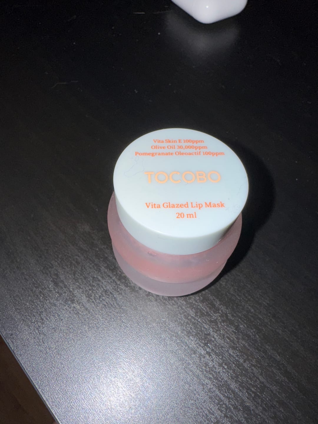 Customer photo review of Atjaunojoša nakts maska lūpām TOCOBO Vita Glazed Lip Mask