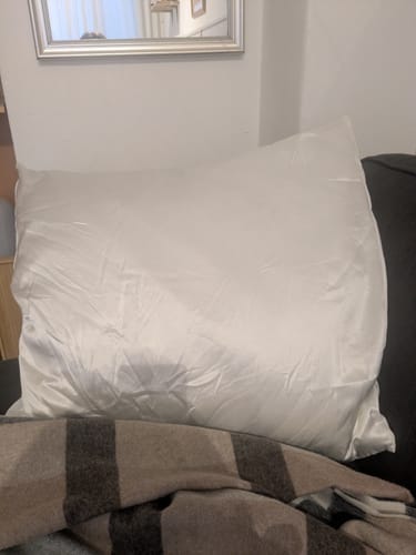 Customer photo review of Silke Pudebetræk (60x63 cm) - Skånsomt betræk godt for hud og hår