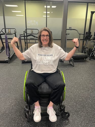 Customer photo review of But Did You Die? T-Shirt