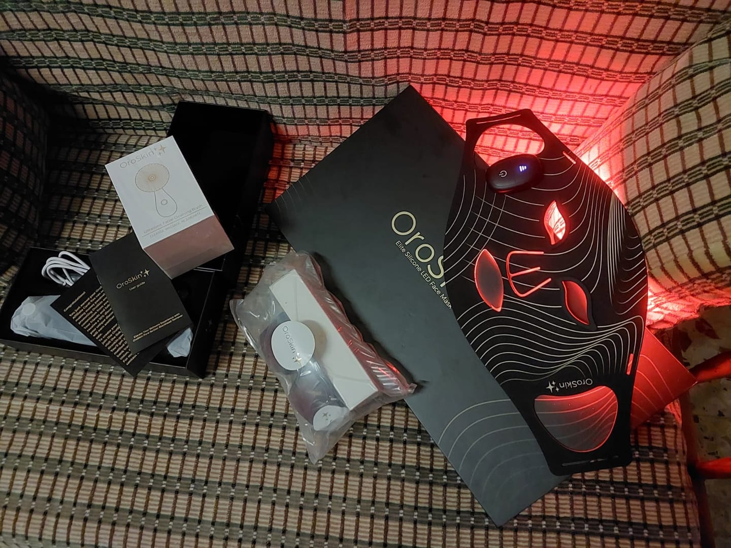 Customer photo review of OroSkin Elite LED Face Mask