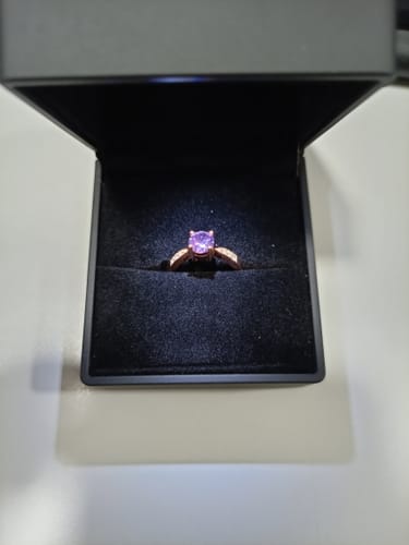 Customer photo review of 1ct Athens Engagement Ring