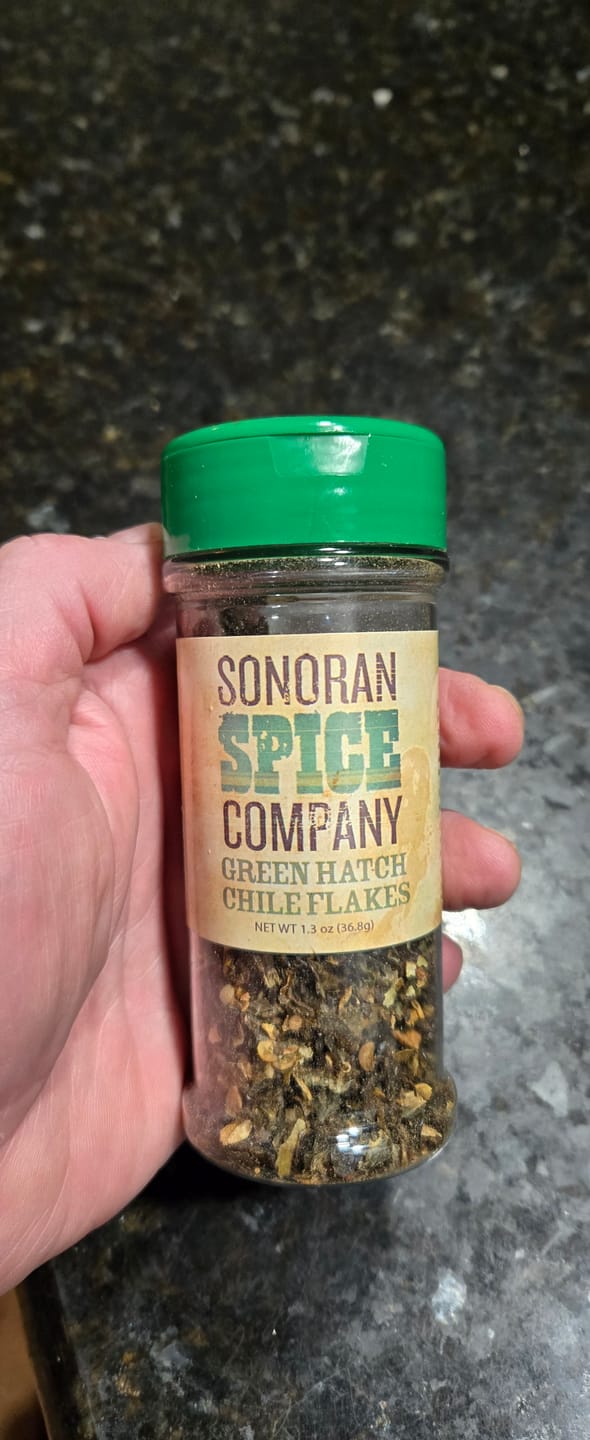 Customer photo review of Hatch Green Chile Flakes